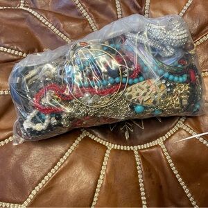 UNTESTED 4+lbs jewelry lot from estate & thrift antique store AS IS c…